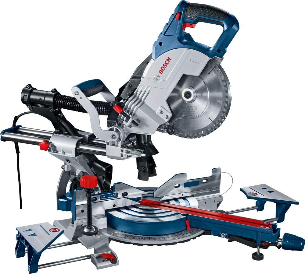 Bosch Professional GCM 8 SJL - Ingletadora telescópica (1600 W, disco 216 mm, Soft Start, láser, incl. 2 discos) - Amazon Exclusive
