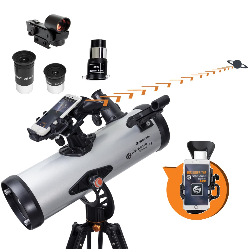 Celestron Telescopio StarSense Explorer LT 114AZ StarSense Explorer™ LT 114AZ Smartphone App-Enabled Newtonian Reflector Telescope