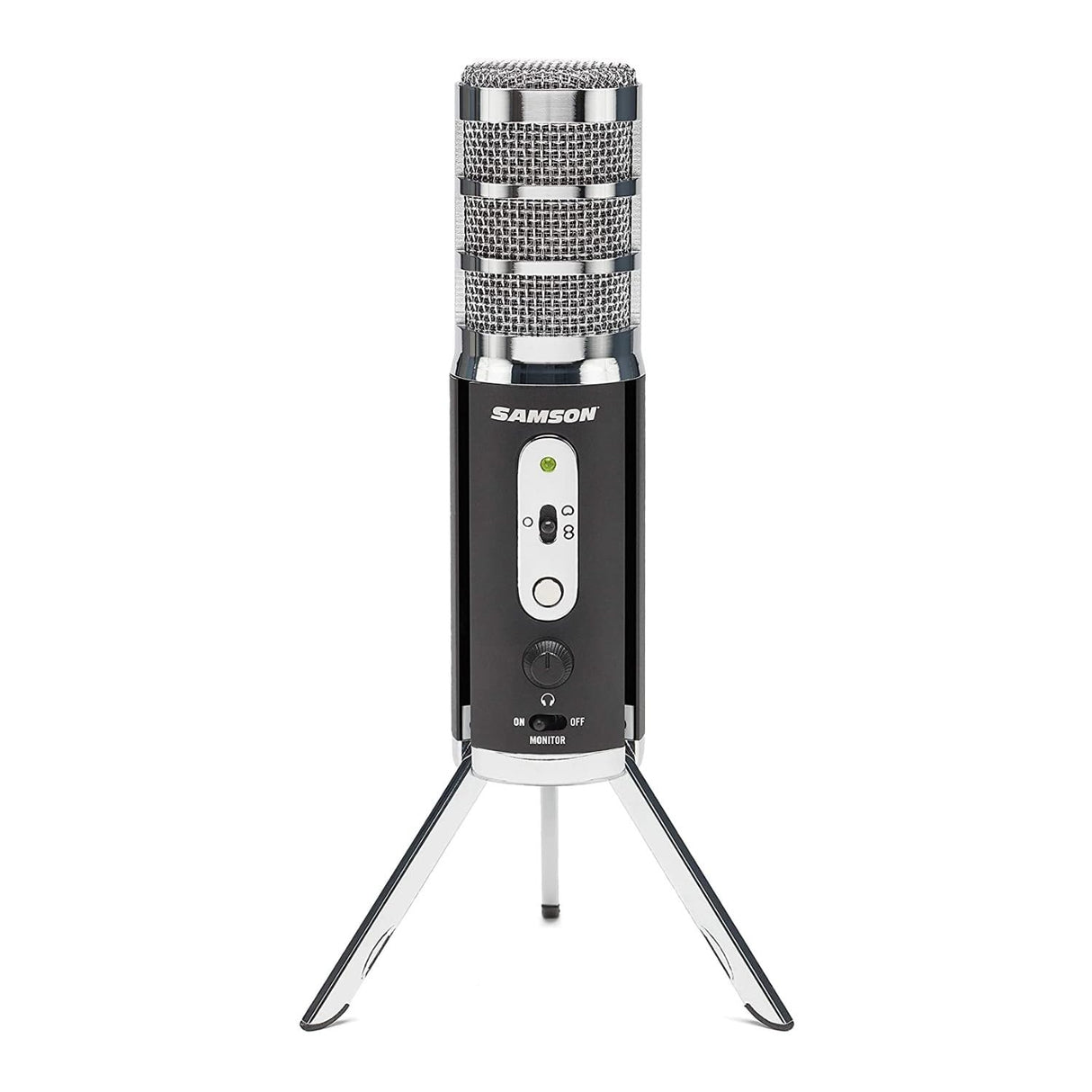 SAMSON Satellite - USB/iOS Broadcast Microphone for capturing high-definition audio on your computer, iPhone or iPad - Black, SASAT