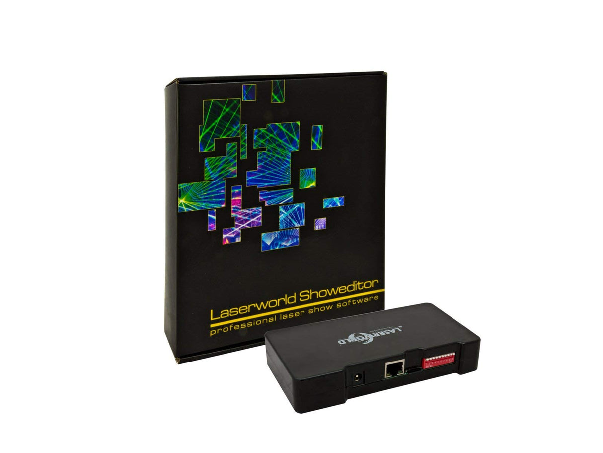 Laserworld ShowNET ILDA/DMX - Interfaz de Red con Software de showeeditor Lasershow
