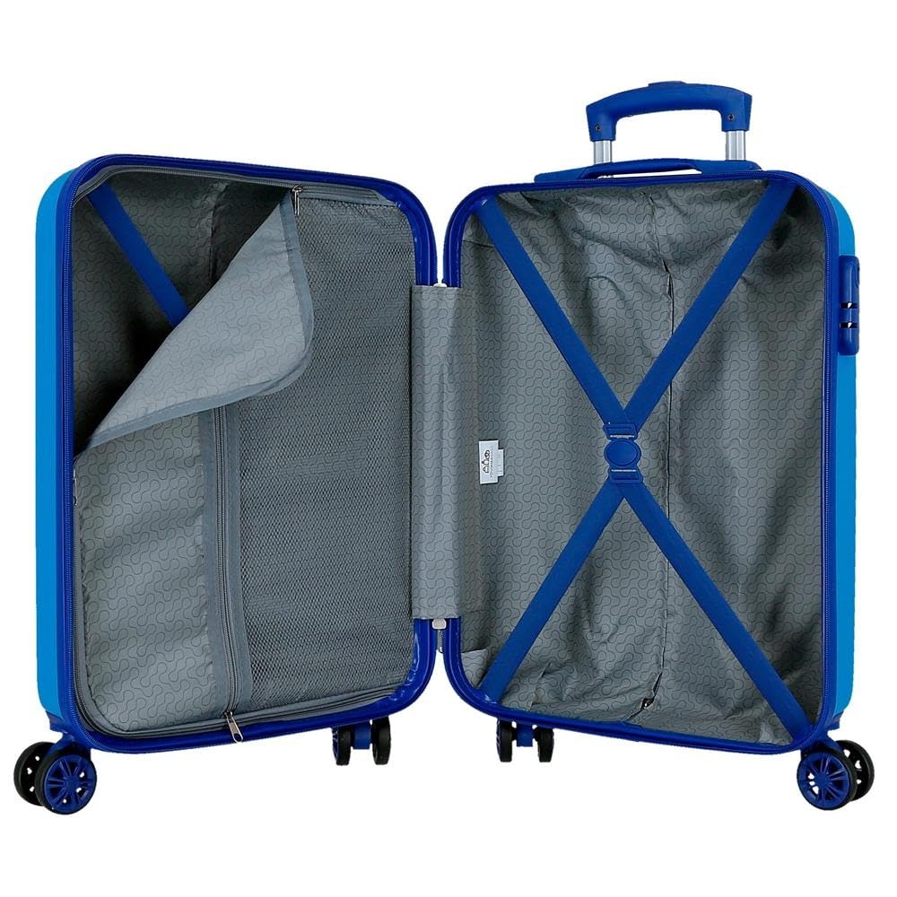 Disney You´Ve Got A Friend In Me Maleta de cabina Azul 38x55x20 cms Rígida ABS Cierre de combinación lateral 34L 2,7 kgs 4 Ruedas Dobles 0