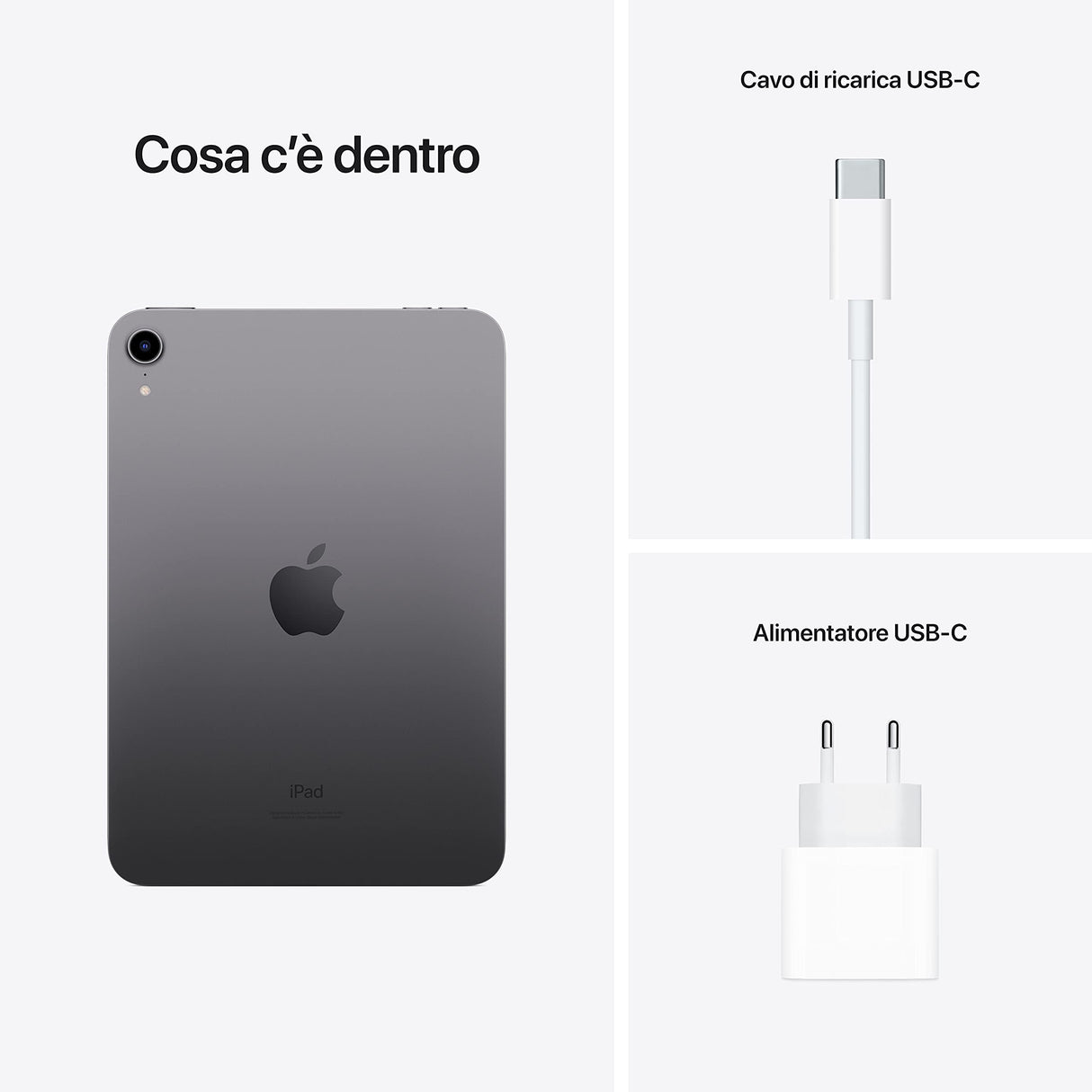 Apple 2021 iPad Mini (de 8,3 Pulgadas con Wi-Fi, 256 GB) - Gris Espacial (6.ª generación)