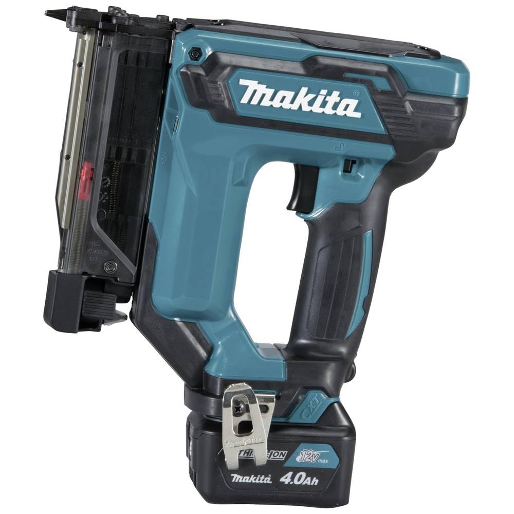 Makita PT354DSMJ - Grapadora de batería (10,8 V, 4,0 Ah, 2 baterías y cargador)