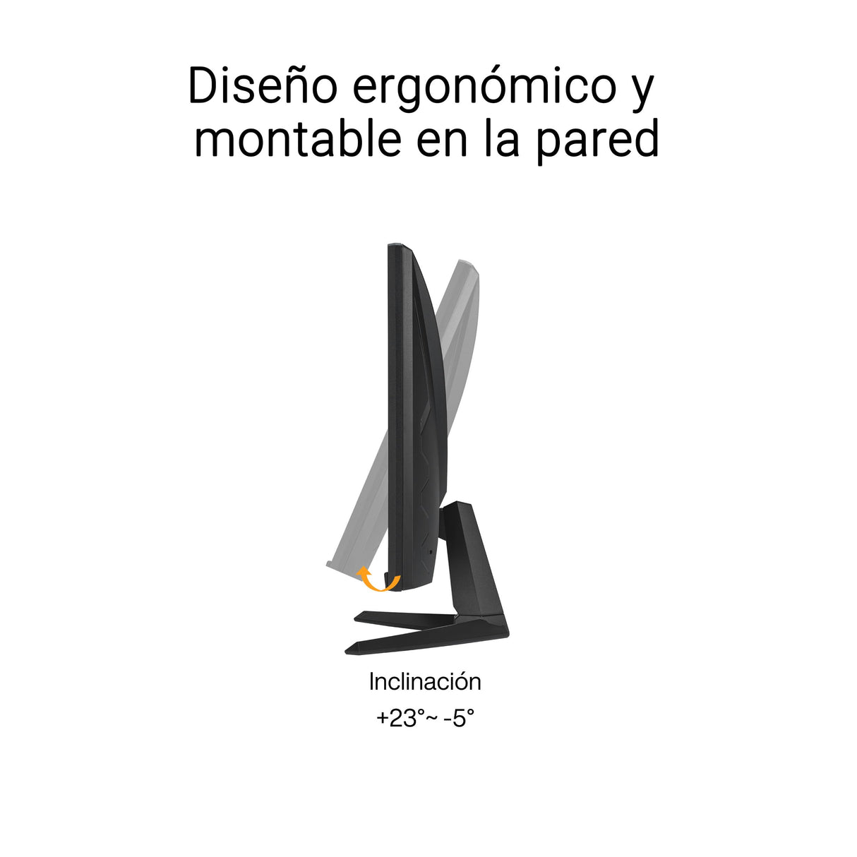 ASUS TUF Gaming VG249QE5A Monitor Gaming de 23.8", Full HD (1920 x 1080), overclocking a 146 Hz, IPS, ELMB Sync, MPRT de 1 ms, Altavoces estéreo, Variable Overdrive, DisplayWidget Center