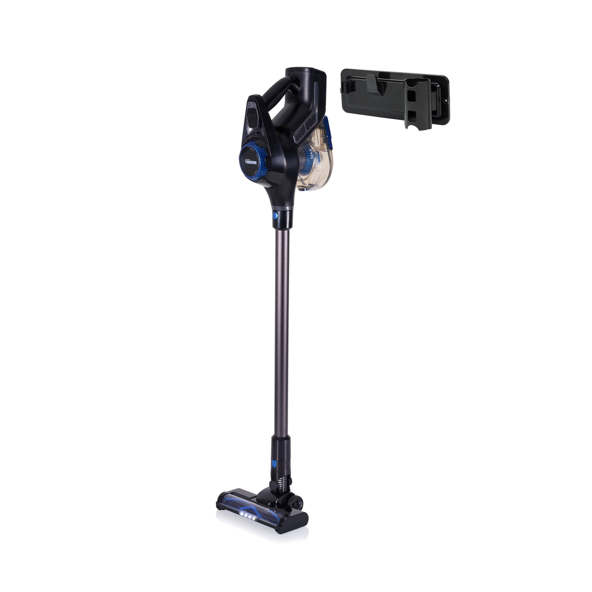 Tristar Aspiradora Escoba Inalámbrica, 2-en-1, Motor BLDC, 250W, 23 kPa Succión, 40 Min Autonomía, Luz LED, Filtro HEPA, Depósito 800 ml, SZ-2390