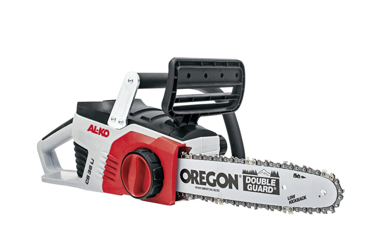 AL-KO Motosierra con batería CS 4030, 30 cm de longitud de espada, tensión de cadena sin herramientas, espada original Oregon (sin batería/cargador)
