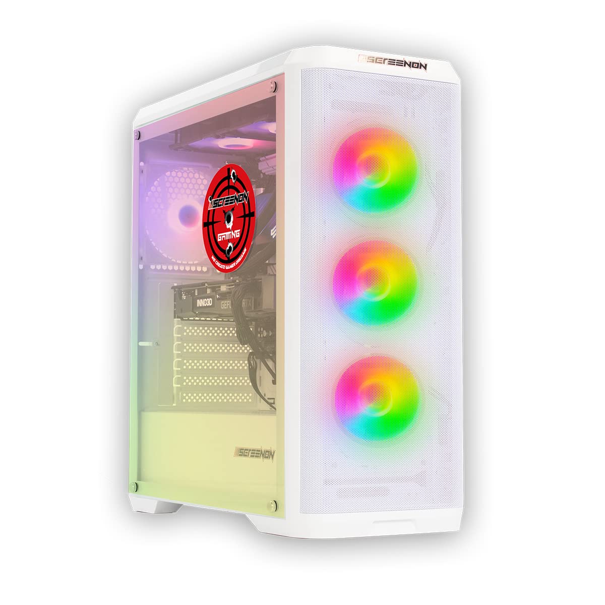 ScreenOn - Ryzen 7 5800X - 1TB SSD - RTX 3070TI - Game PC A40141 - WiFi - Windows 11 Pro