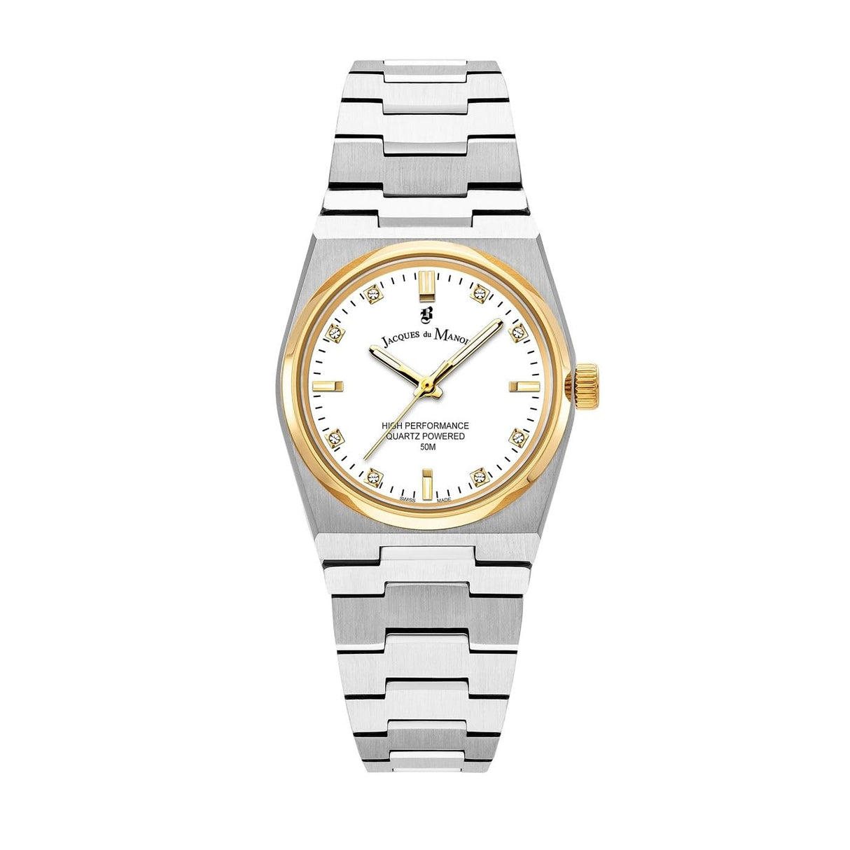 B JACQUES DU MANOIR Reloj Analógico para Mujeres de con Correa en Acero Inoxidable JWL03605