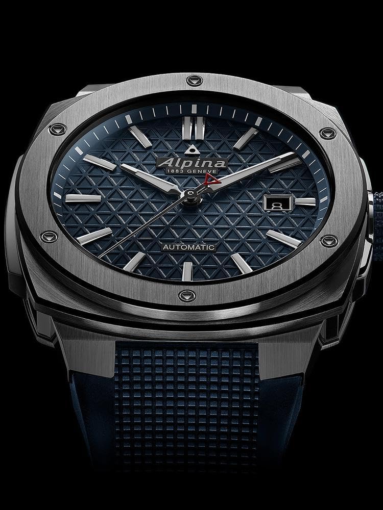 Alpina Reloj Analógico para Hombre de Cuarzo con Correa en Acero Inoxidable mid-39683