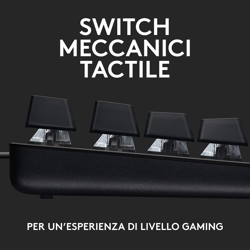 Teclado Logitech G413 Negro QWERTY Italiano