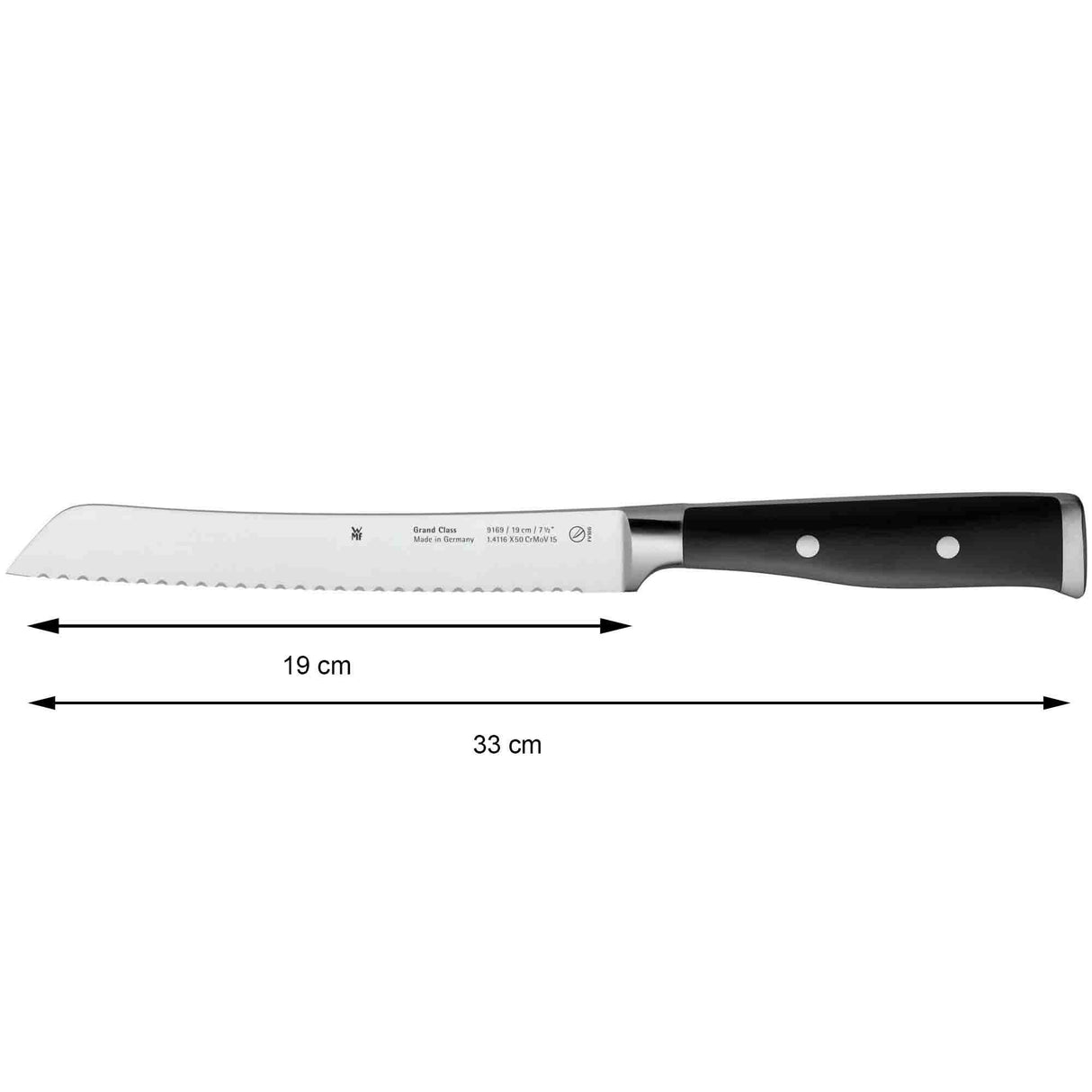 WMF 1891749992 Grand Class Performance Cut - Juego de Cuchillos de Cocina con Bloque Organizador (6 Piezas)
