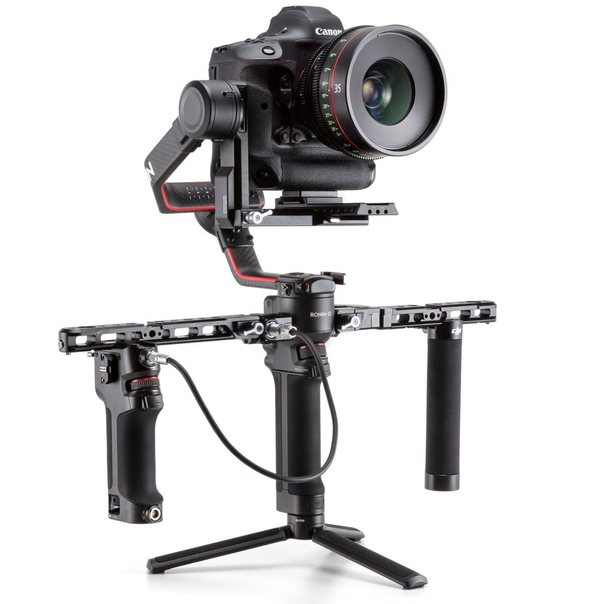 DJI Ronin Empuñadura de Control por Cable - Control del Enfoque y de los Parámetros de la Cámara y del Disparador, Compatible con DJI RS 2