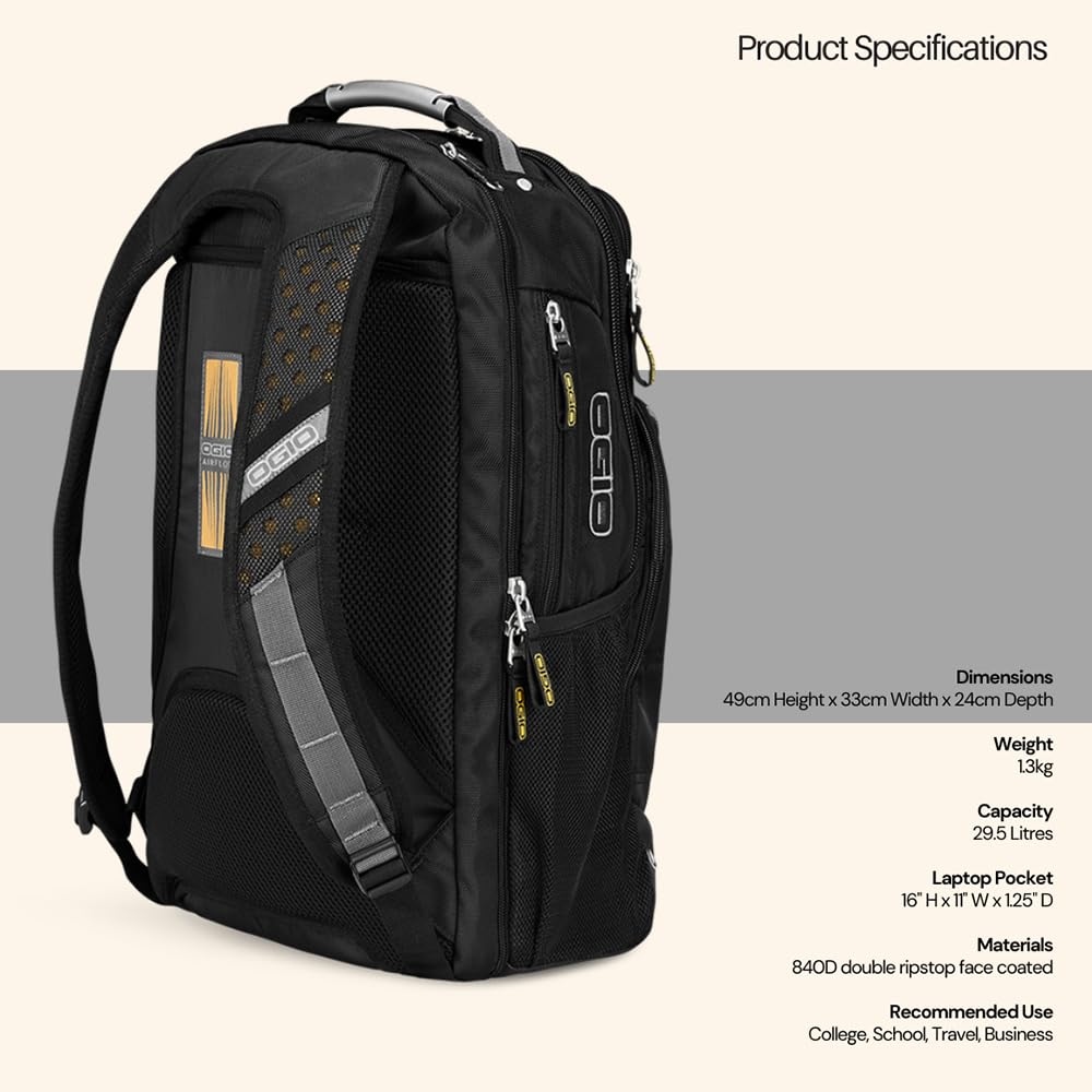 Ogio Lifestyle 2015 Axle Pack Black Mochila Tipo Casual, 30 litros