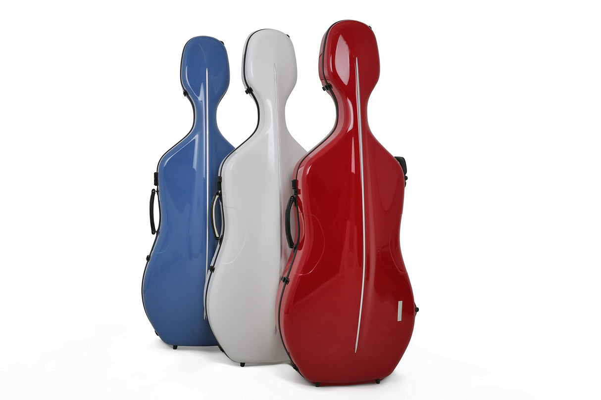 Gewa Estuche Cello Air 3.9 Azul/negro Made in Germany, Extremadamente resistente a la rotura, EL mejor ratio de aisamiento