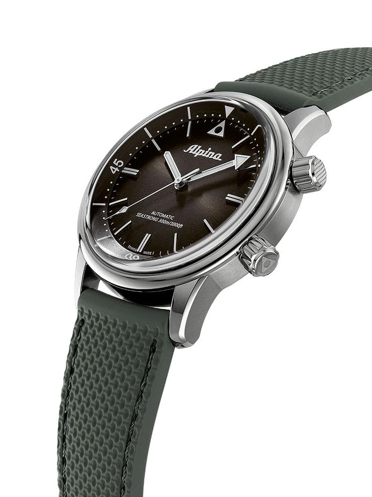 Alpina Reloj Analógico para Hombre de Cuarzo con Correa en Acero Inoxidable mid-39681