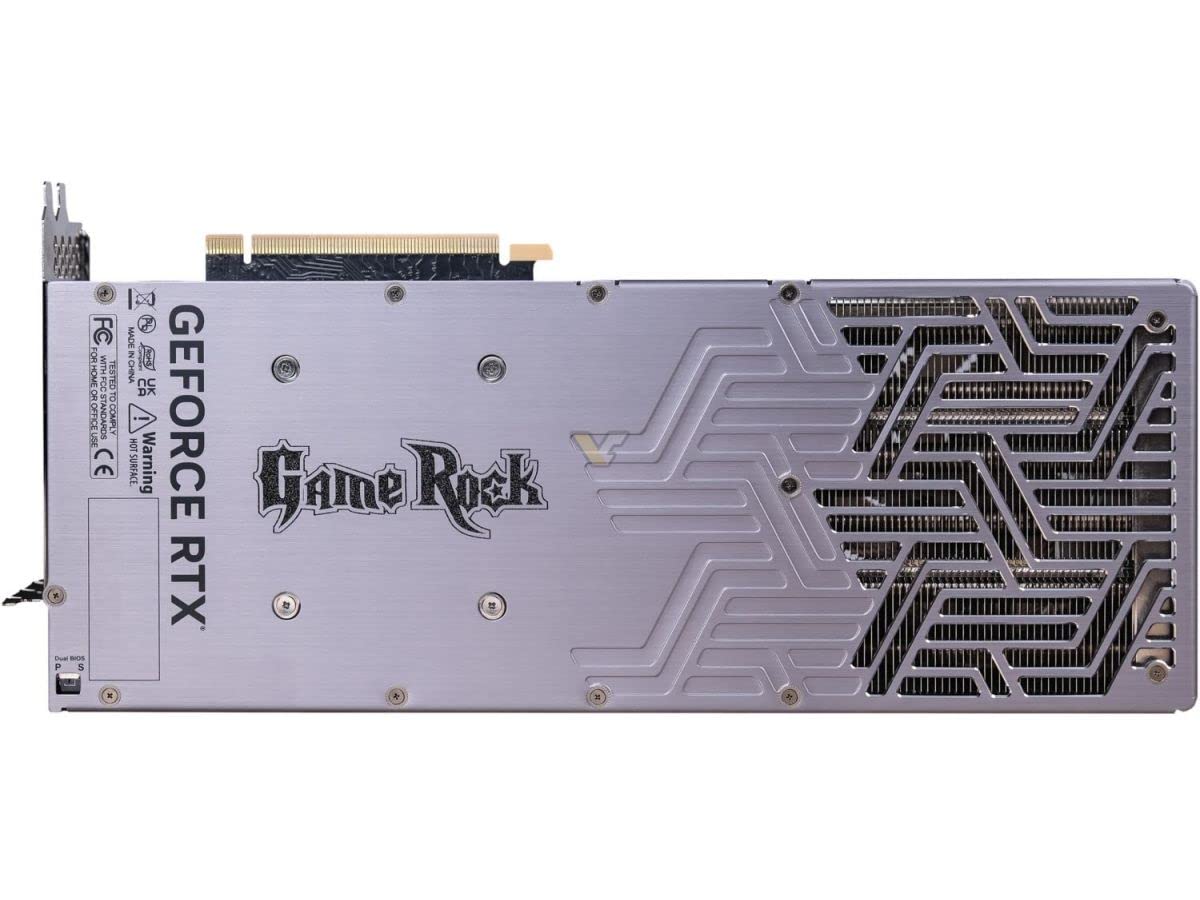 Steelseries Palit GeForce RTX 4080 GameRock OC - Tarjeta gráfica GDDR6X de 16 GB con ARGB Sync, núcleo 9728, GPU de 2205 MHz, Impulso de 2640 MHz, DisplayPort 3X, HDMI