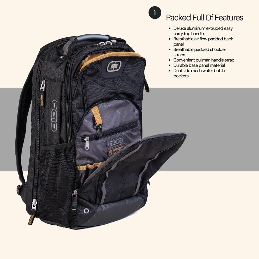 Ogio Lifestyle 2015 Axle Pack Black Mochila Tipo Casual, 30 litros