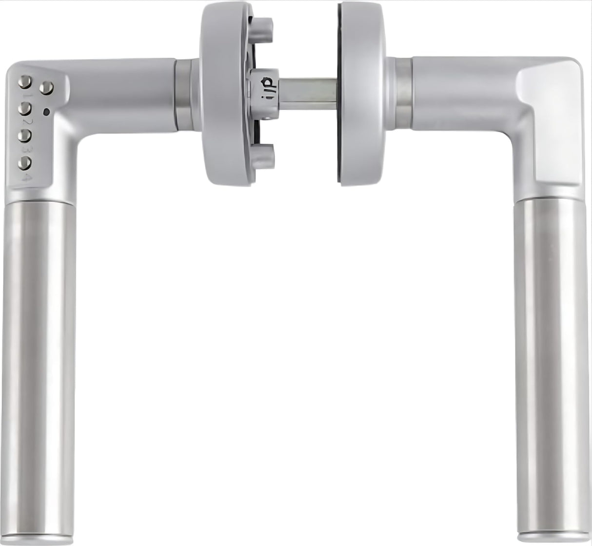 Yale Manilla Electrónica de Puerta Izquierda, Acero Inoxidable, Código PIN con Hasta 9 Usuarios + 1 Maestro, Instalación Inalámbrica, Ideal para Viviendas, Oficinas y Entradas Secundarias