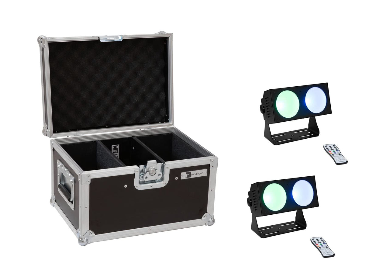 EUROLITE Set 2x LED CBB-2 COB RGB Leiste + Case (20000808) marca Eurolite