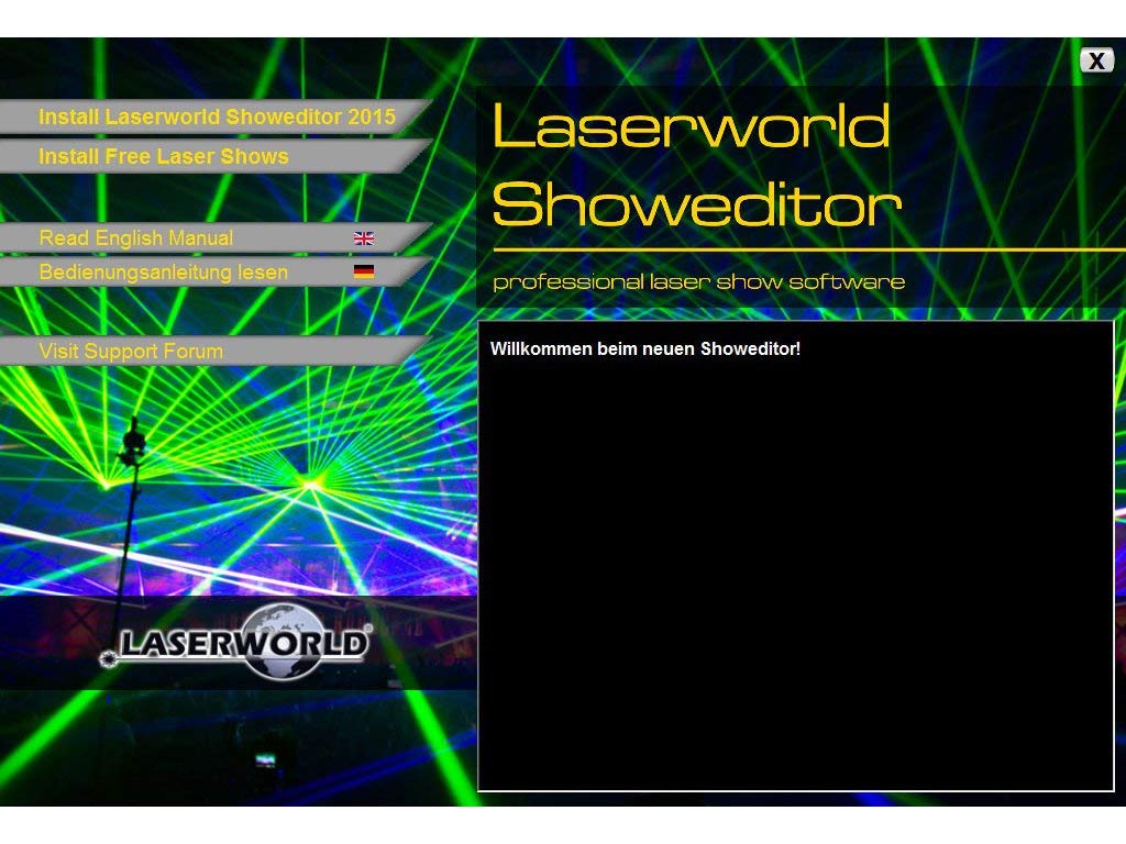 Laserworld ShowNET ILDA/DMX - Interfaz de Red con Software de showeeditor Lasershow
