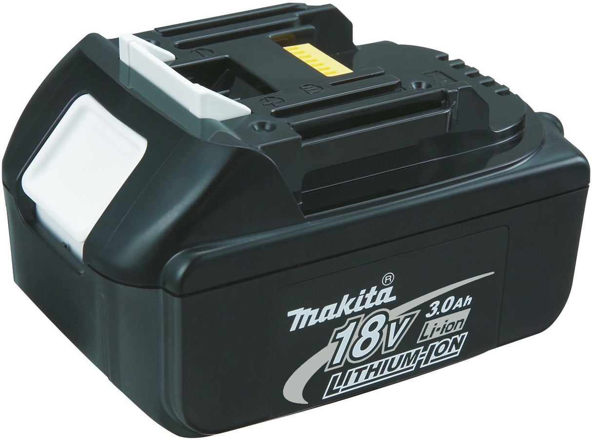 Makita DGA504RFJ3 - Amoladora angular inalámbrica (180 V, 30 Ah, 2 baterías y cargador, 18 V, incluye 5 discos flexibles con 3 x 3,0 Ah)