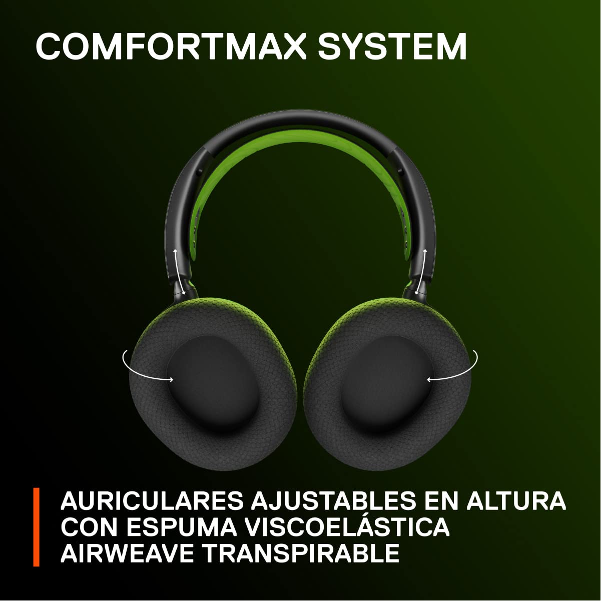 SteelSeries Arctis Nova 7X Wireless - Cascos Xbox Inalámbricos - Controladores magnéticos de neodimio - 2,4GHz + Bluetooth - 38h de batería - Micro ClearCast Gen2 IA - Xbox, PS5, PC, móvil