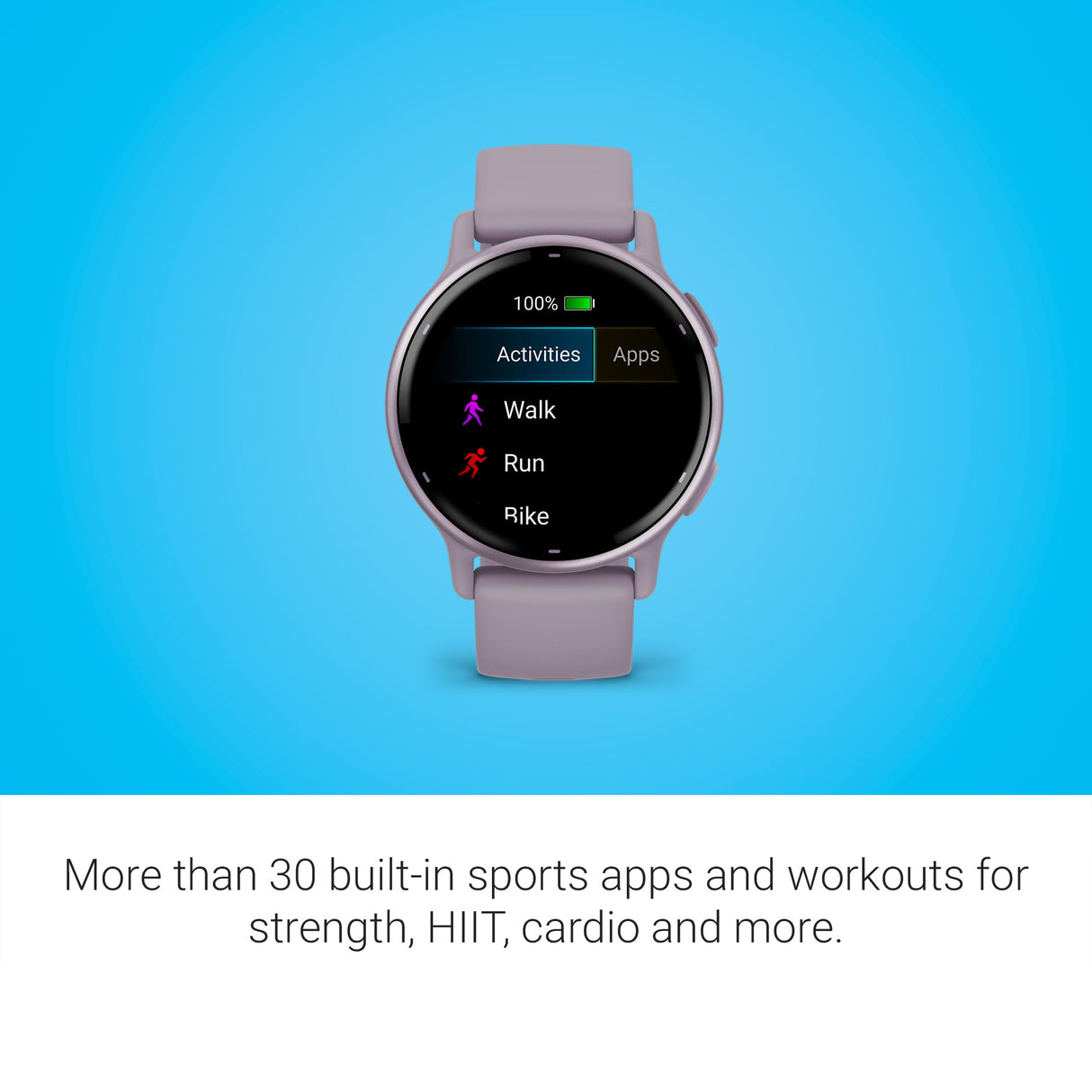 Garmin Vívoactive 5, Smartwatch con GPS, Pantalla AMOLED, Funciones Esenciales de Salud y Forma física y hasta 11 días de autonomía, Lila