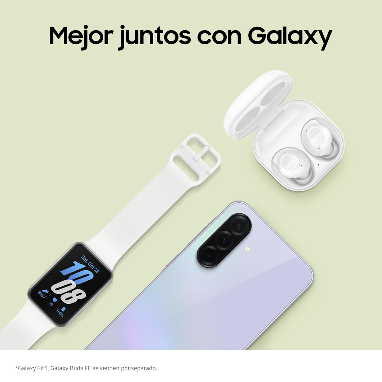 Samsung Galaxy A36 5G 128GB Teléfono Móvil, 6GB RAM, 50MP Cámara, Blanco, Garantía del Fabricante 3 Años + 1 Año Extra