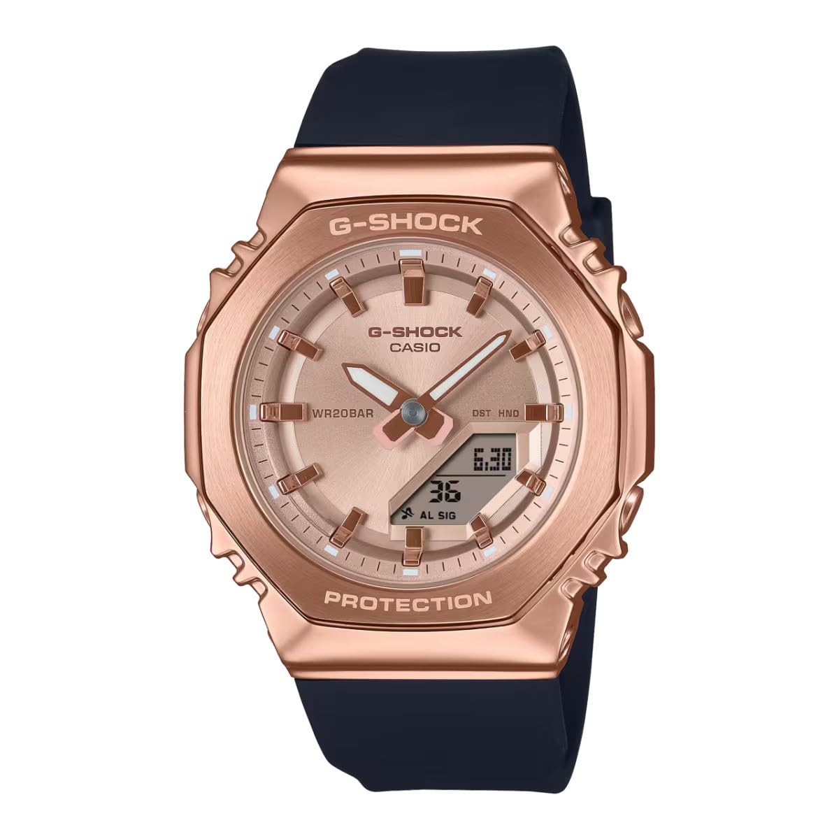 Casio Reloj Análogico-Digital para Mujer'S de Cuarzo GM-S2110PG-1A4ER
