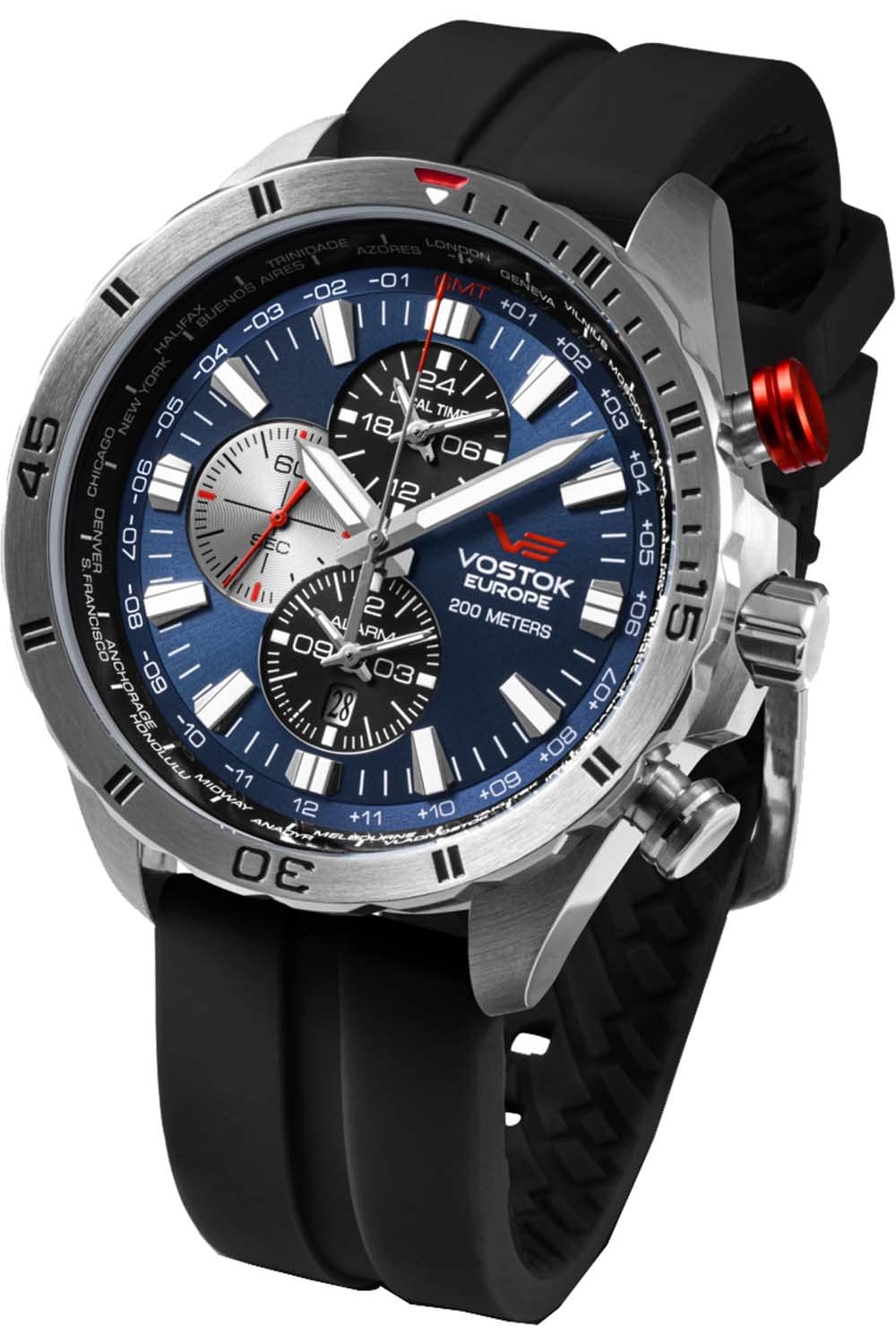 Vostok Europe Reloj Analógico para Hombres de Cuarzo con Correa en Cuero YM26-320A652