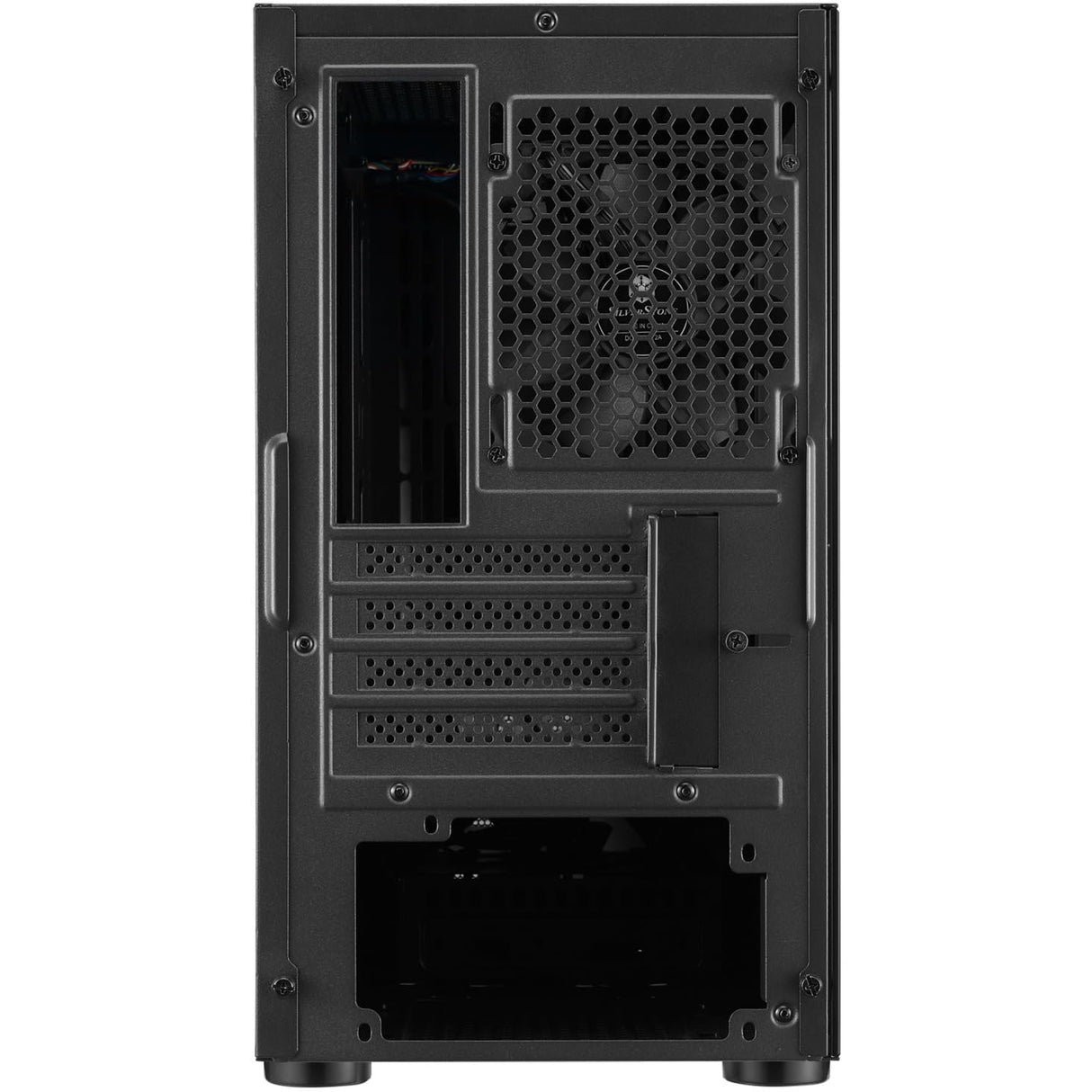 Silverstone Fara V1M Pro - Elegante y Distintivo Caja para Videojuegos Micro ATX de Cristal Templado, SST-FAV1MB-PRO
