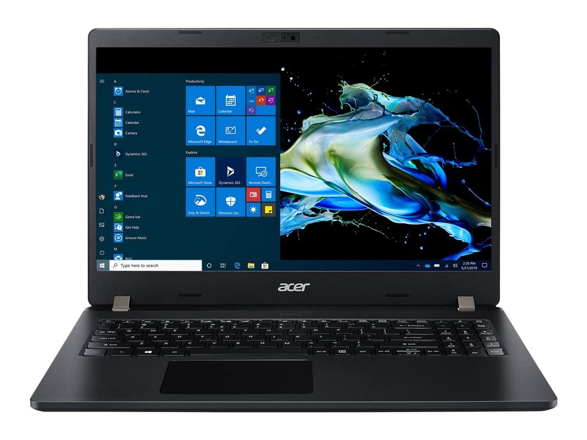 Acer TravelMate P2 TMP215-52-34MS - Ordenador Portátil Commercial 15.6" HD (Intel Core i3-10110U, 4GB RAM, 256GB SSD, Intel UHD Graphics, Windows 10 Pro) Negro - Teclado QWERTY Español