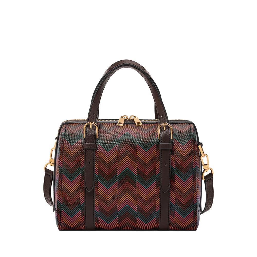 FOSSIL Carlie, Bolsa Satchel Mujeres, marrón