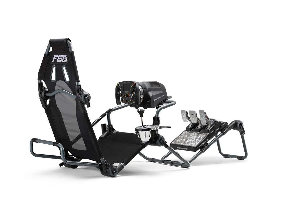 Next Level Racing F-GT LITE Simulator Cockpit – Grey Edition (NLR-S015GR)