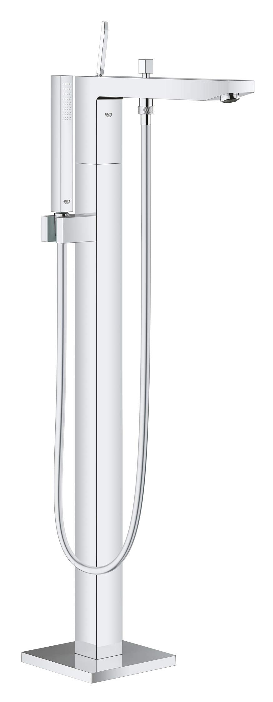 Grohe 23667001 23667001-Eurocube Joy Monomando para baño Ducha 1/2", Montado a Suelo,