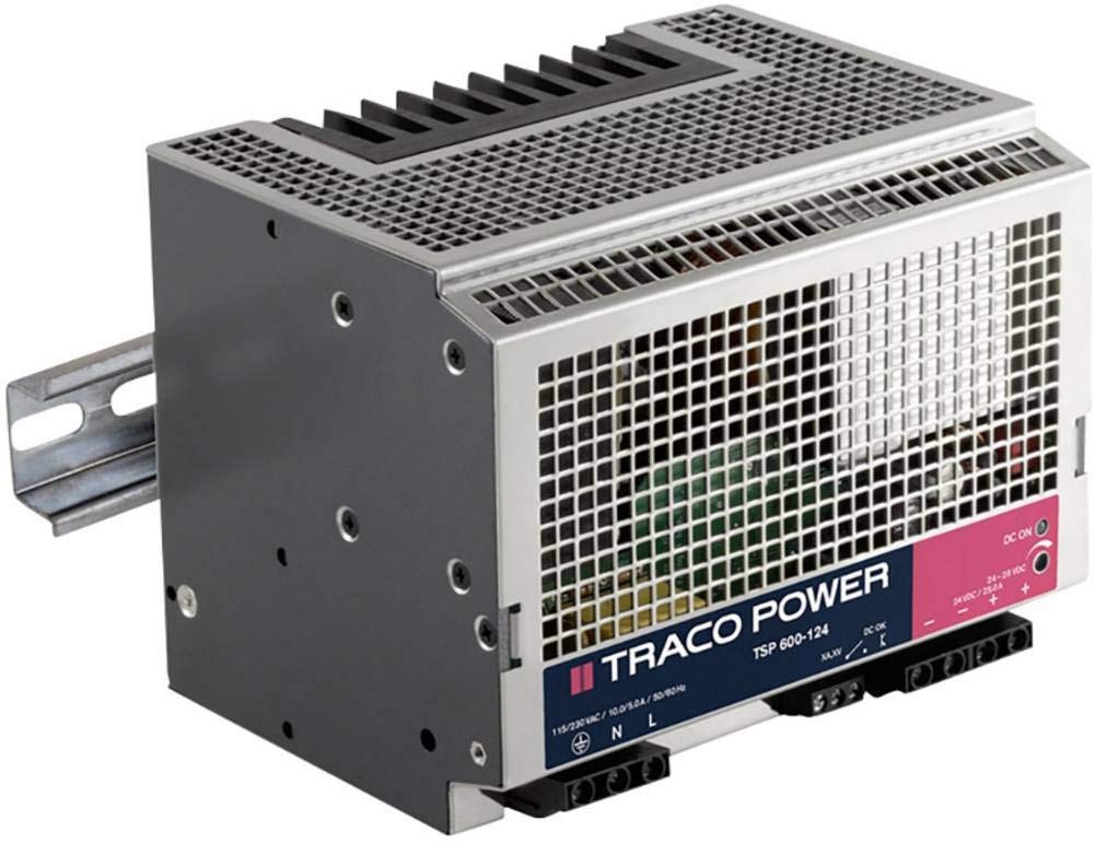 TracoPower TSP 600-124 EX - Fuente de alimentación para Carril DIN (25000 mA, 600 W)