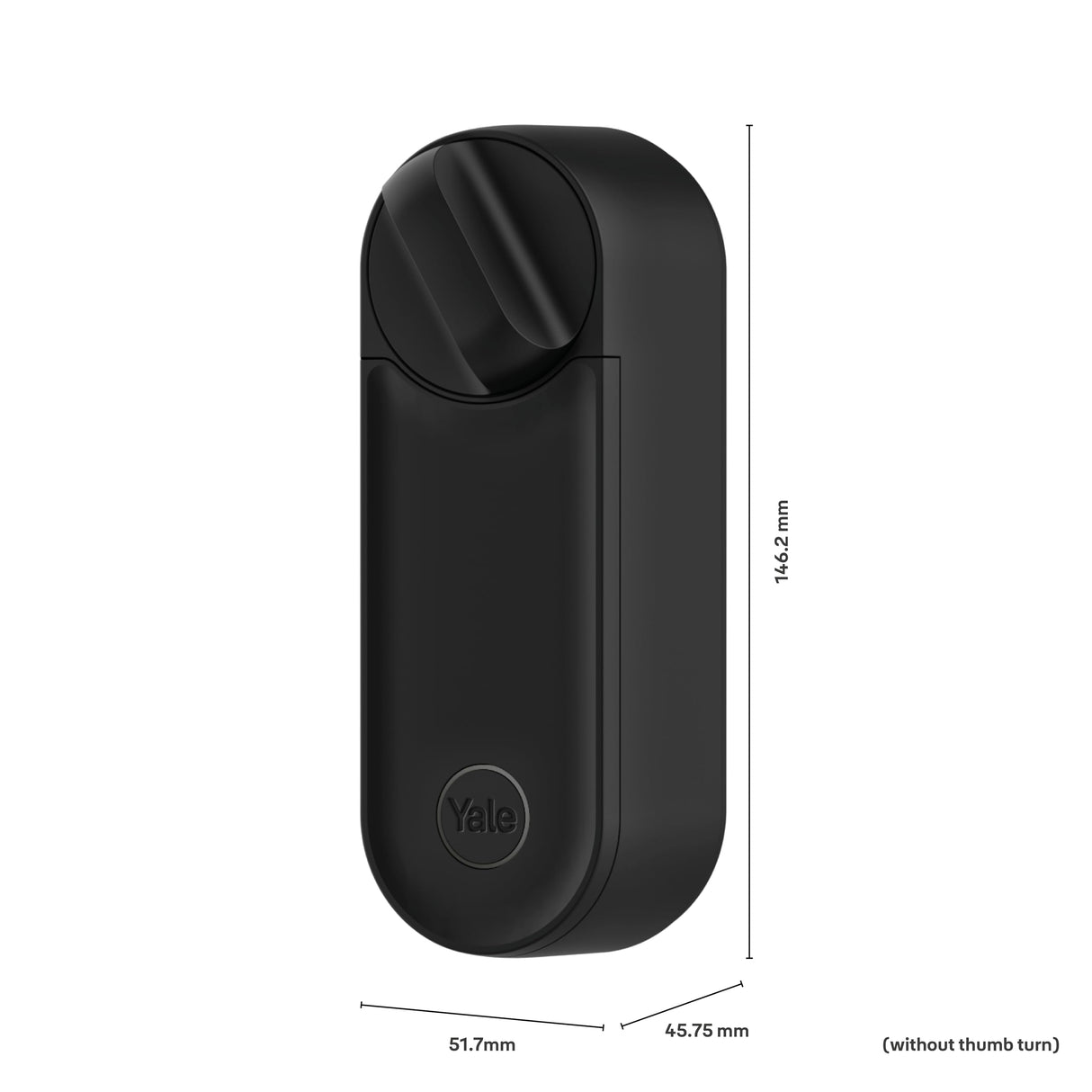 Yale Linus Smart Lock L2 - Negro - 05/103210/MB | Acceso sin llave | Instalación DIY | Bloqueo/desbloqueo remoto | Llaves virtuales| Alertas en tiempo real
