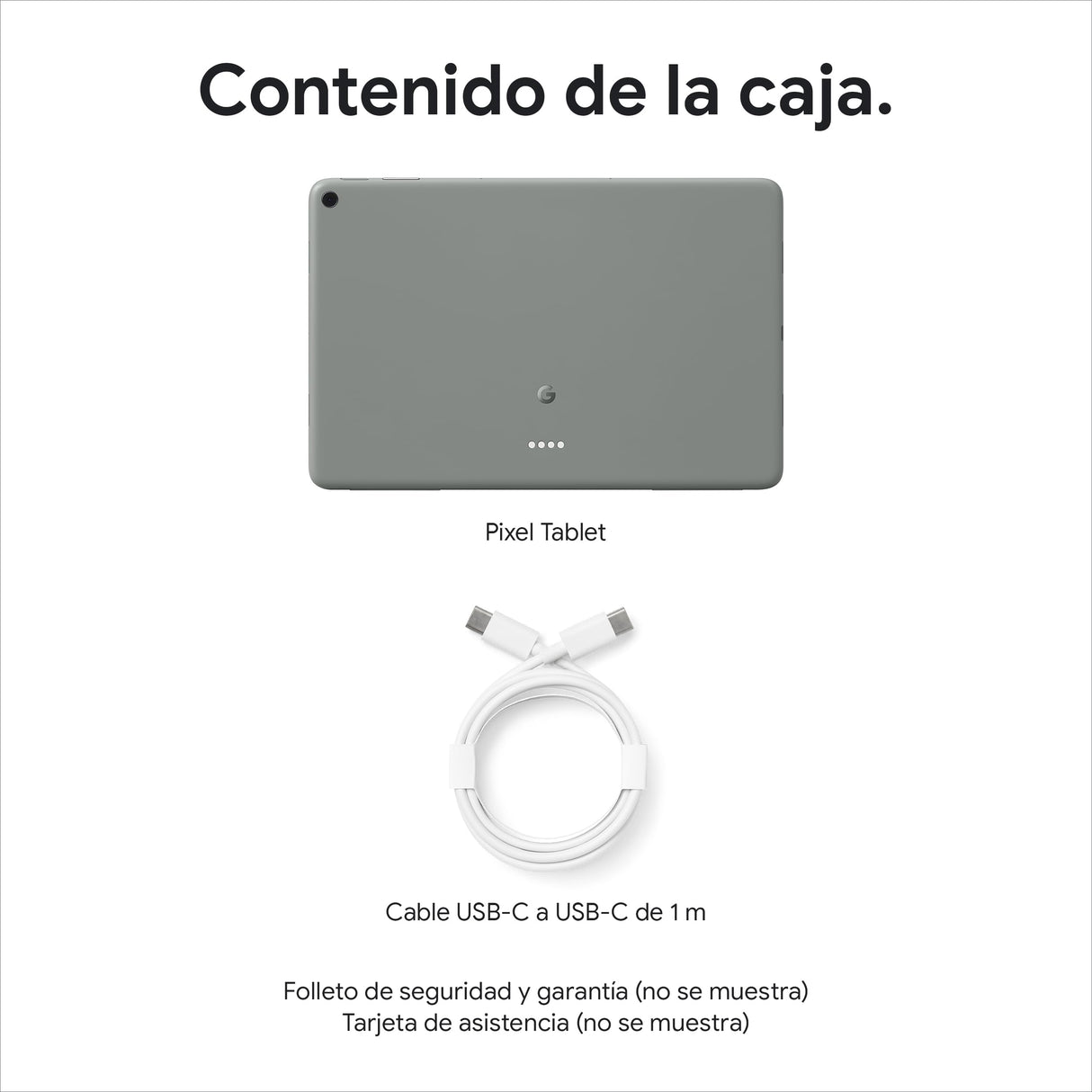 Google Pixel Tablet con Base de Carga - Tablet Android con Pantalla de 11 Pulgadas y batería de duración extralarga - 8 GB de RAM - 256 GB de Almacenamiento - Verde liquen