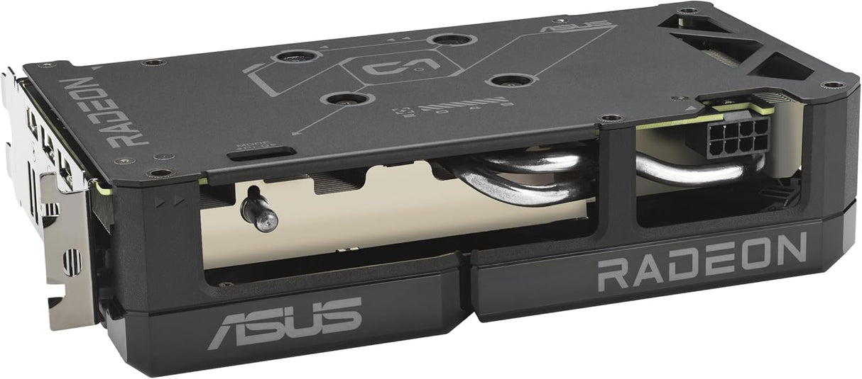ASUS Dual Radeon RX 9060 XT - Tarjeta gráfica (PCIe 5.0, 16 GB GDDR6, HDMI 2.1b, DisplayPort 2.1a, 2,5 Ranuras, diseño de Ventilador Axial-Tech, tecnología 0dB)