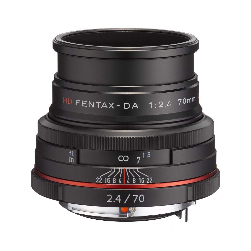 Pentax DA 70 mm F2.4 AL LTD HD - Objetivo para cámaras réflex Pentax Bayoneta K, Negro
