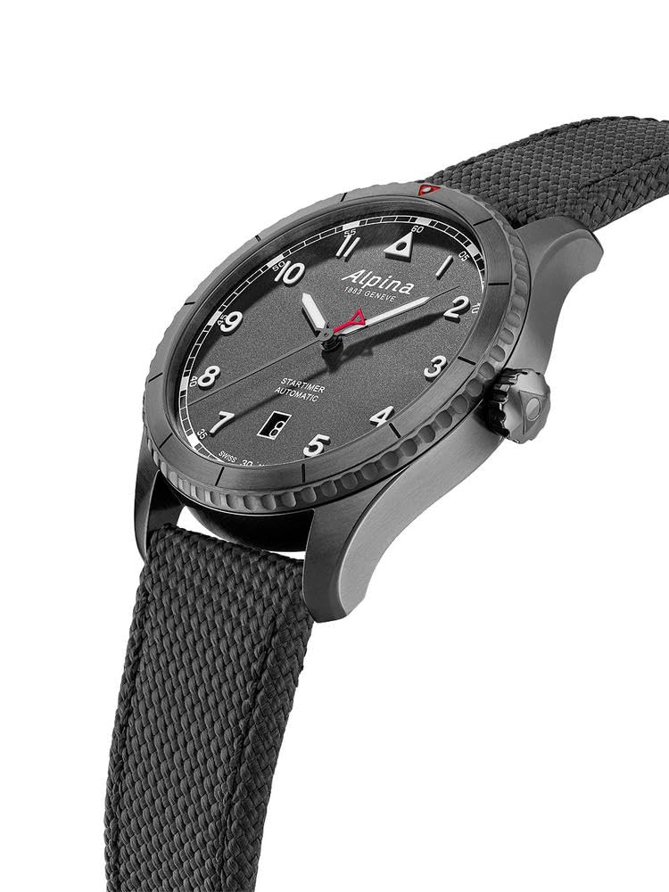 Alpina Reloj Analógico para Hombre de Cuarzo con Correa en Acero Inoxidable mid-39661