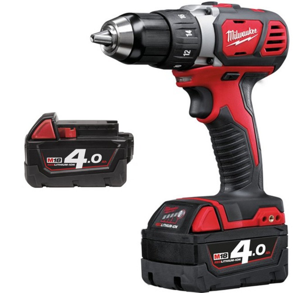 Milwaukee M18 BDD-402X - Simple taladro eléctrico inalámbrico 18 V / 4 A
