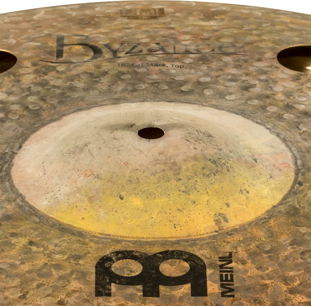 Meinl Artist Concept Models Matt Garstka Plato Fat Stack de 18/16 pulgadas (45,72cm) para batería - B20 Bronce, Acabado Seco (AC-FAT)