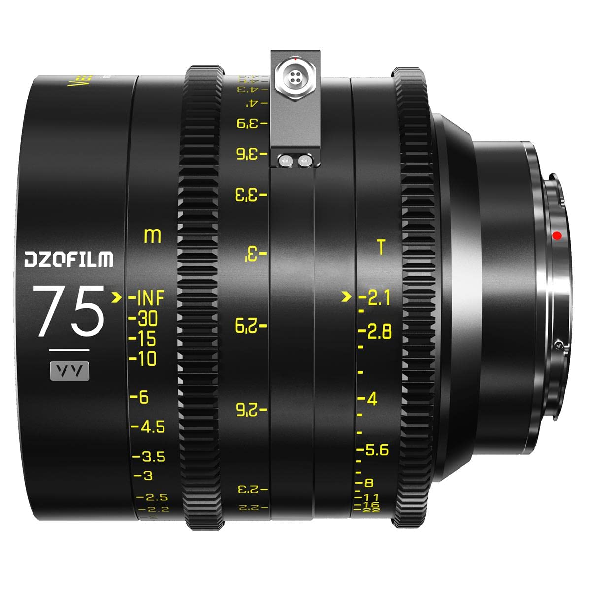 DZOFILM Cine Lens Vespid Cyber 75 T2.1 for PL/EF Mount with Data Interface (VV/FF)