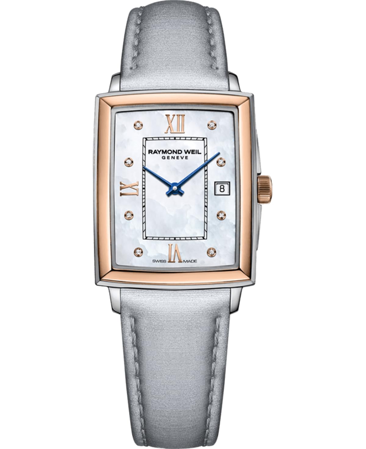 Raymond Weil Reloj Analógico para Mujer'S de Cuarzo Suizo con Correa en Cuero 5925-SC5-00995