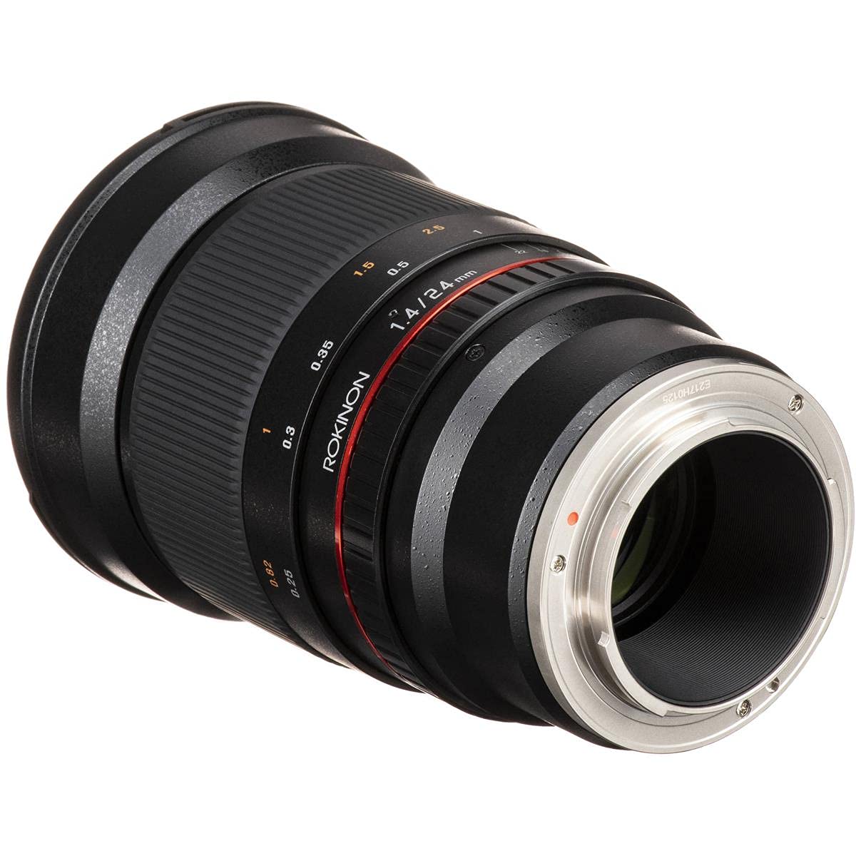 Rokinon Lente Gran Angular F1.4 ED AS IF UMC de 24 mm para cámaras Sony E-Mount (NEX) (RK24M-E)