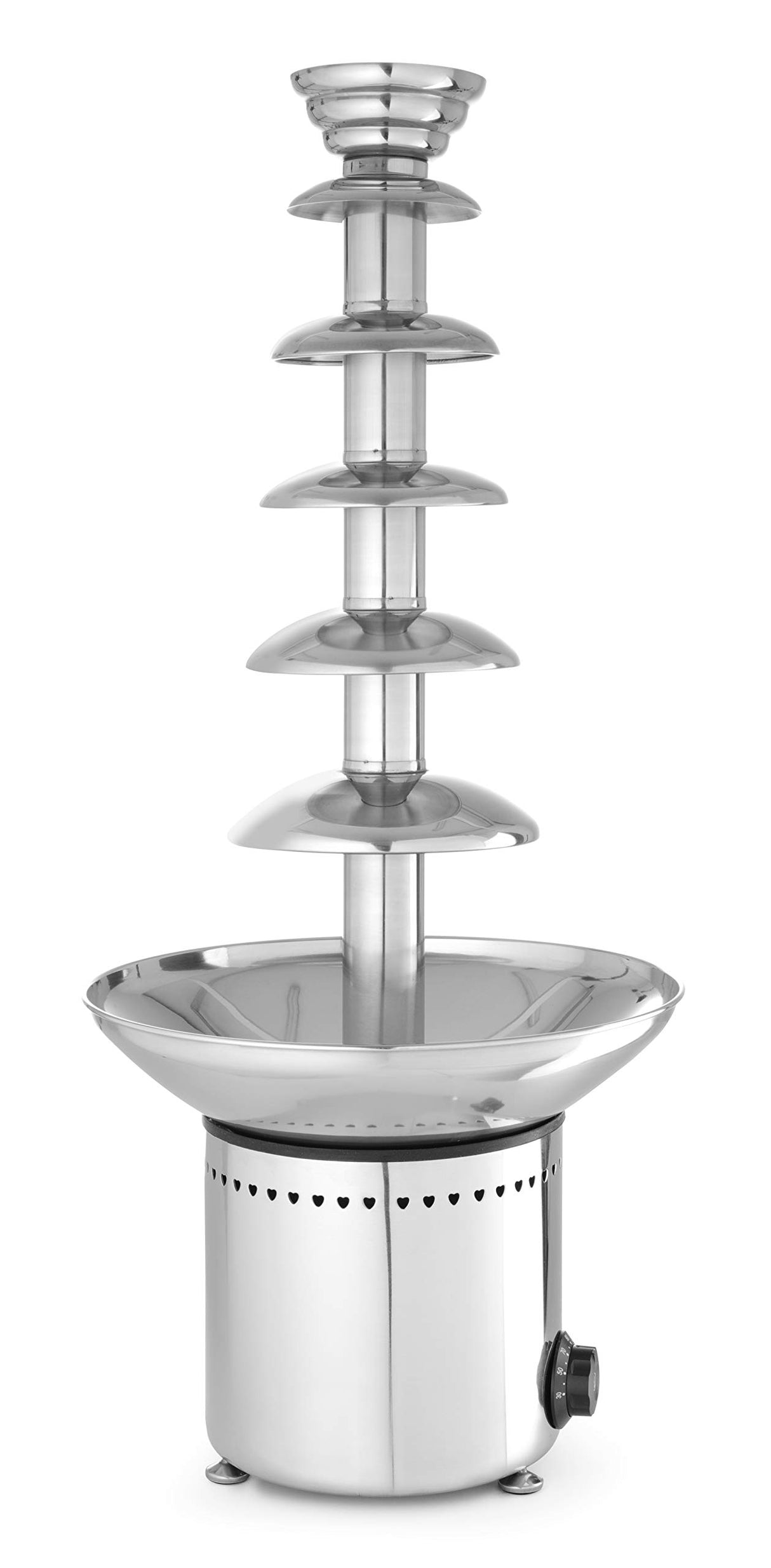 HENDI Fuente de chocolate de 6 niveles - 230V / 300W - ø370x(H)840 mm