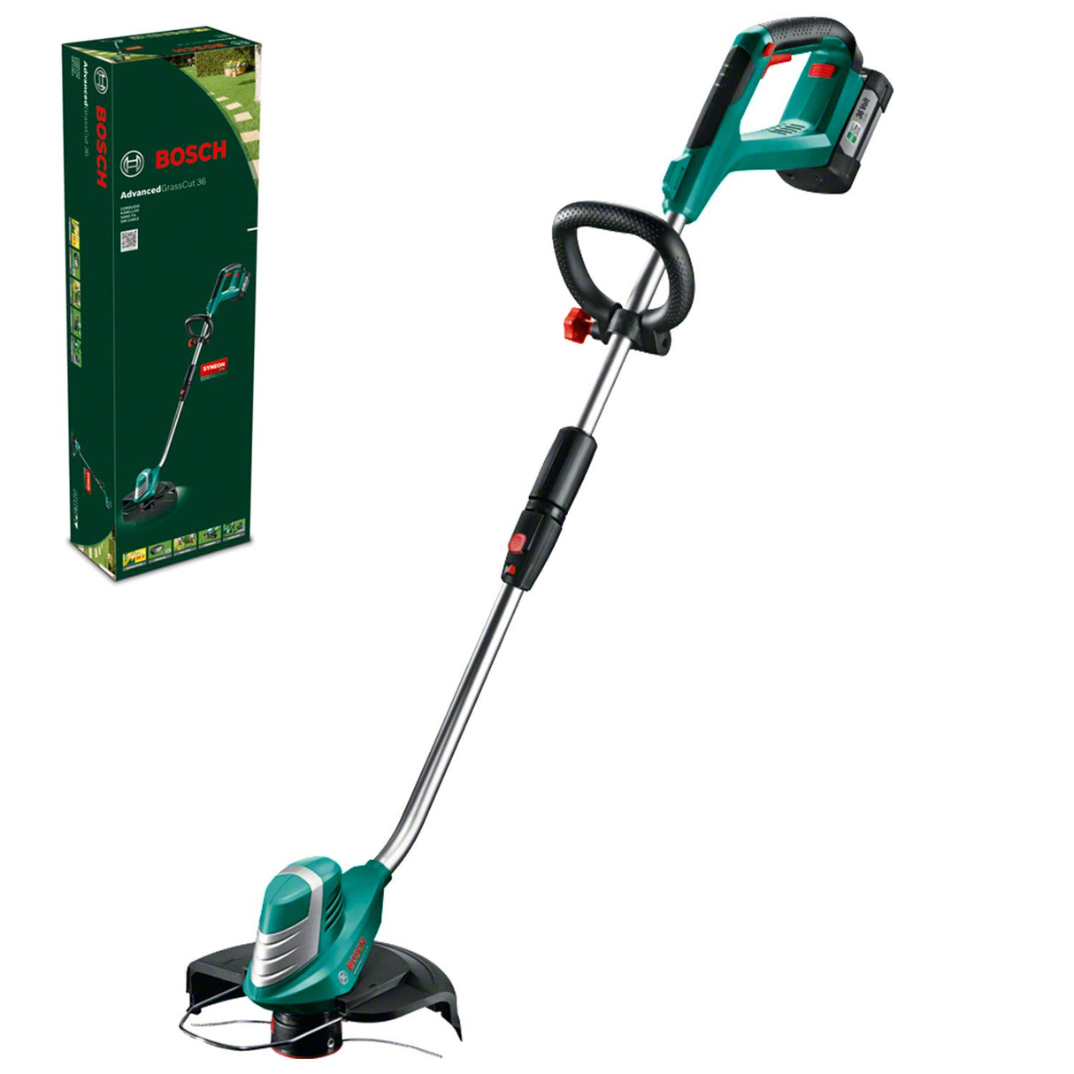 Bosch cortabordes a batería AdvancedGrassCut 36 (1 batería, sistema de 36 V, en caja)