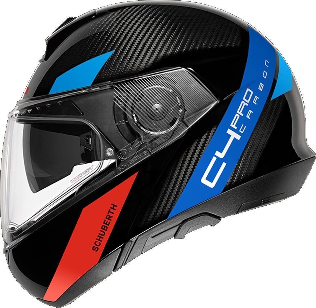 Schuberth C4 PRO CARBON ECE Avio Blue 3k 53 (XS)