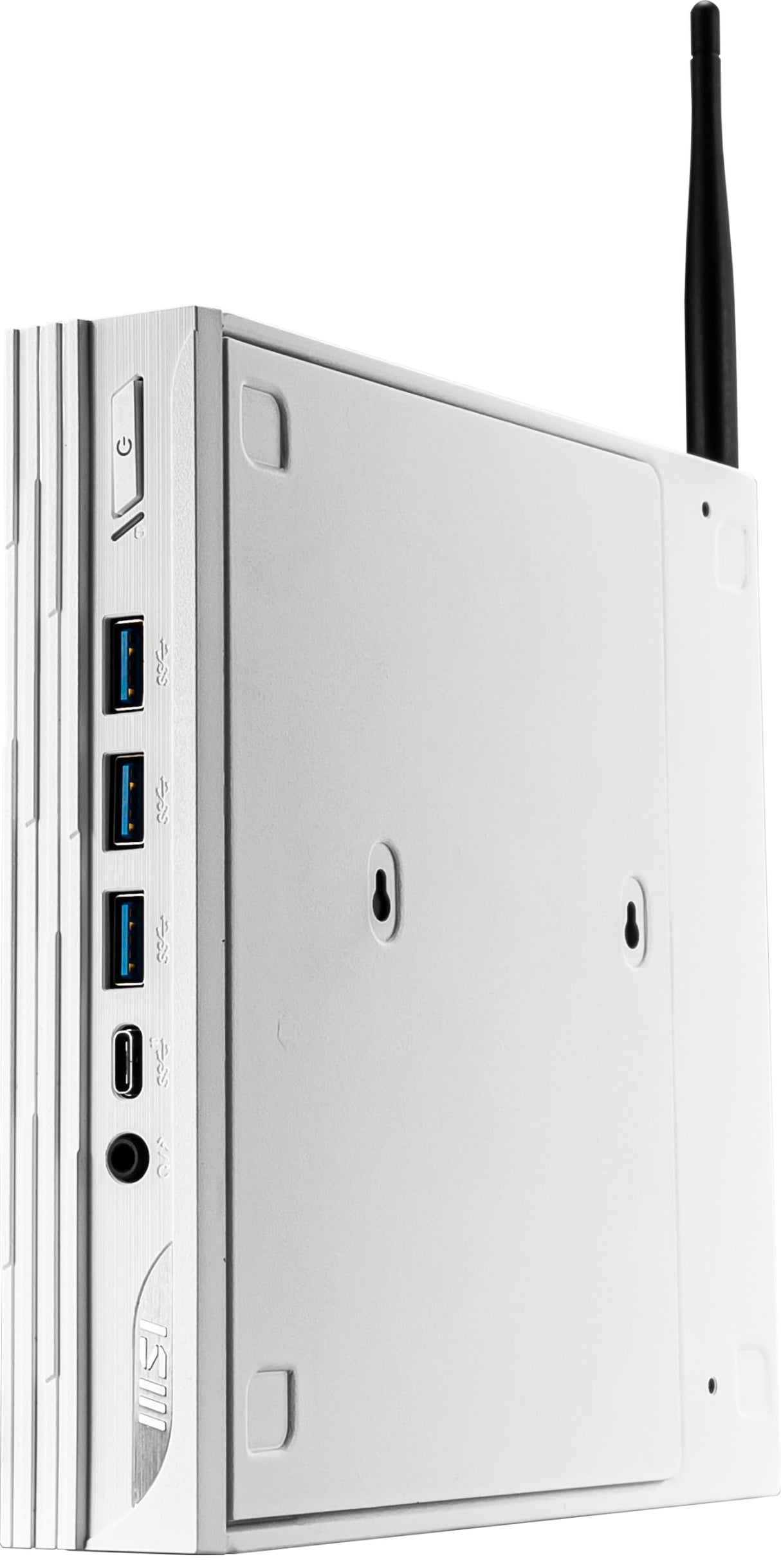 MSI PRO DP10 13M-003EU Mini PC (SFF)-Intel Core i7-1360P CPU, 16GB DDR4 Memoria, 1TB M.2 SSD Storage, Quad Display (Thunderbolt 4,HDMI 2.0b,DP 1.4,VGA), Wi-Fi 6E, Bluetooth 5.3-Blanco, Windows 11 Pro